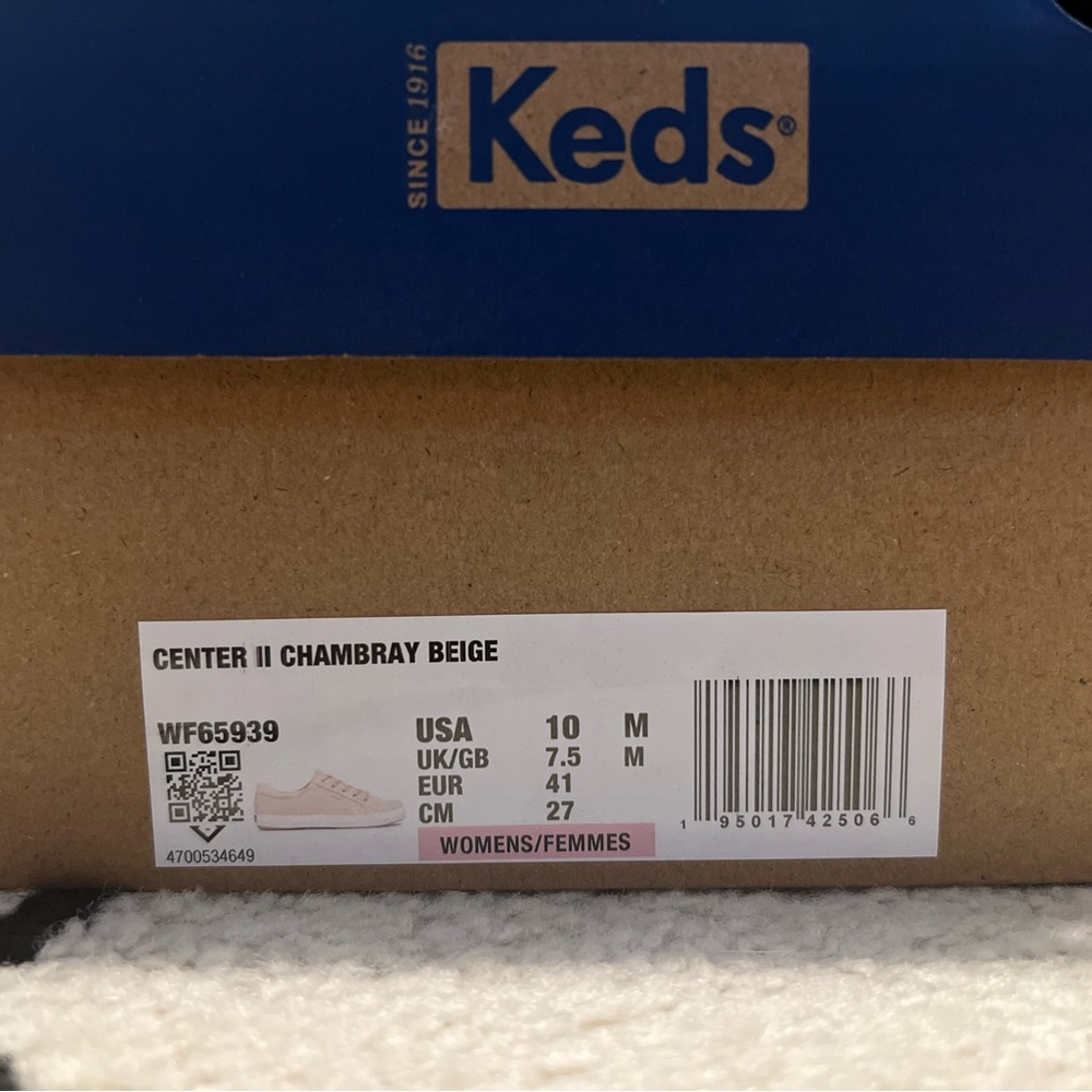 Keds Chambray Beige Women's Sneakers - Picture 3 of 4